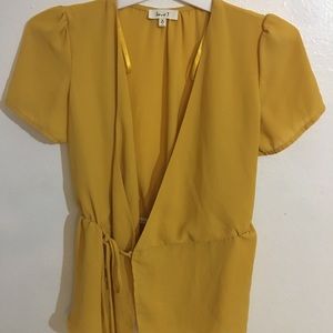 Yellow blouse